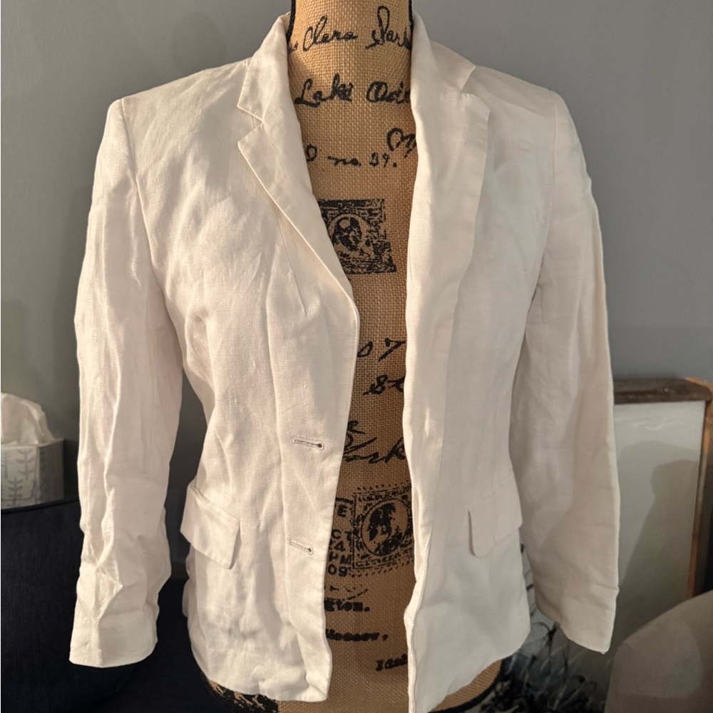 Banana Republic Cream Blazer